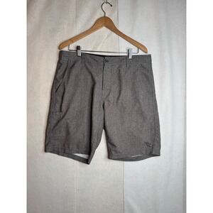DaHui Hybrid Collection Shorts Mens 34 Gray Heather Stretch Boardshorts Surf
